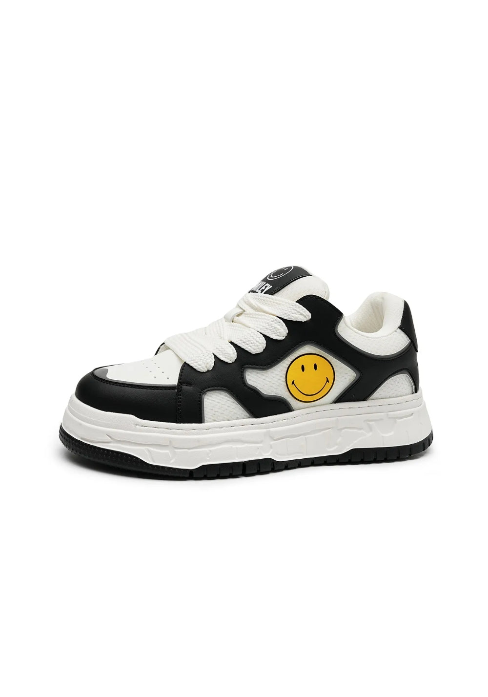 SMILEY丨Fabric-Leather-Mesh Breathable Sports Casual Shoes(Black) - PSYLOS 1, SMILEY丨Fabric-Leather-Mesh Breathable Sports Casual Shoes(Black), Skate Shoes, SMILEY•JAPAN, PSYLOS 1